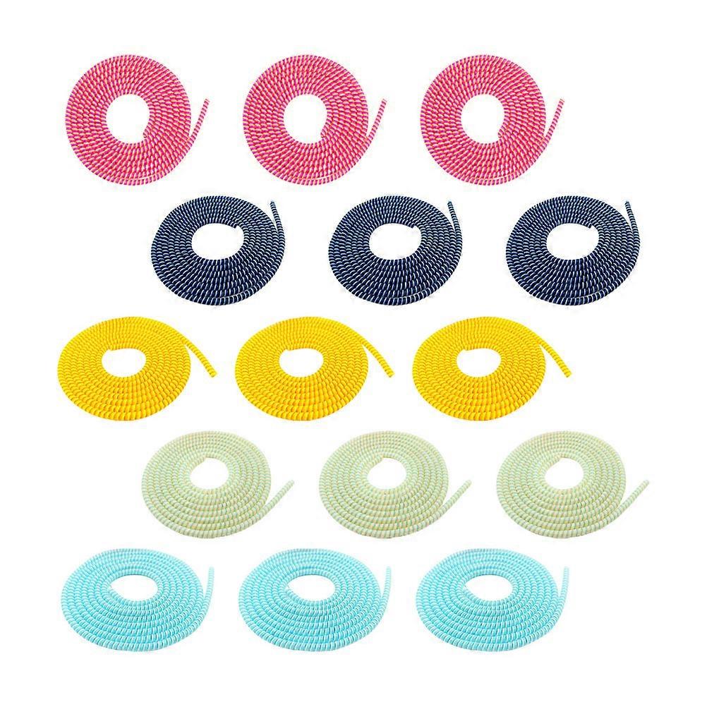 15 Pcs Cable Protector Sleeve – Fun & Functional Cable Management Organizer for Home Office & Entertainment Centers – Keep Wires Tidy and Improve