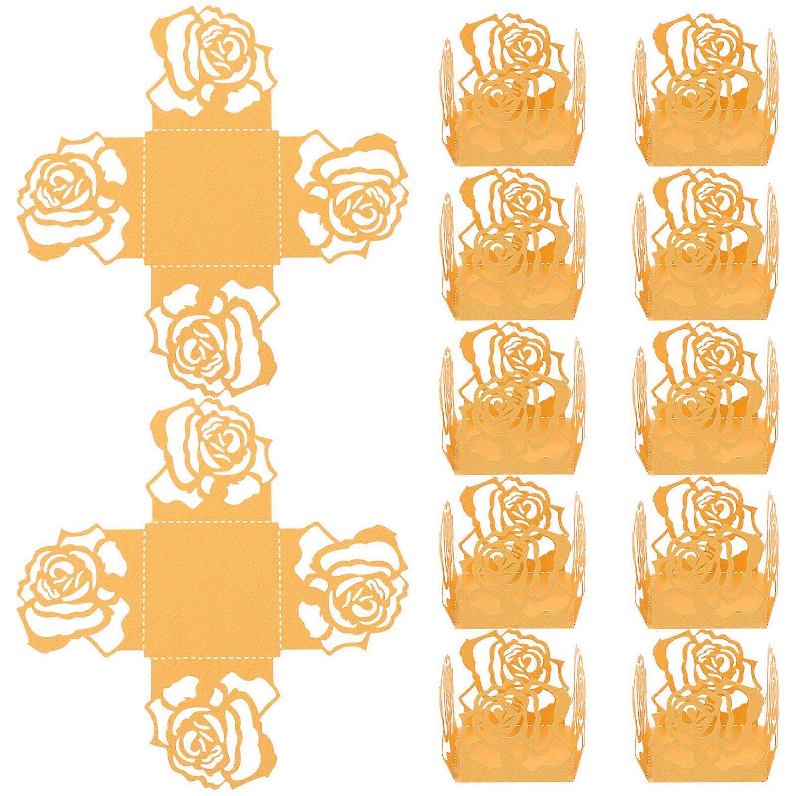 50pcs Lace Pattern Chocolate Cups & Candy Wrappers for Weddings, Parties, Events Elegant Paper Liners for Desserts, Sweets & Treats with Delicate