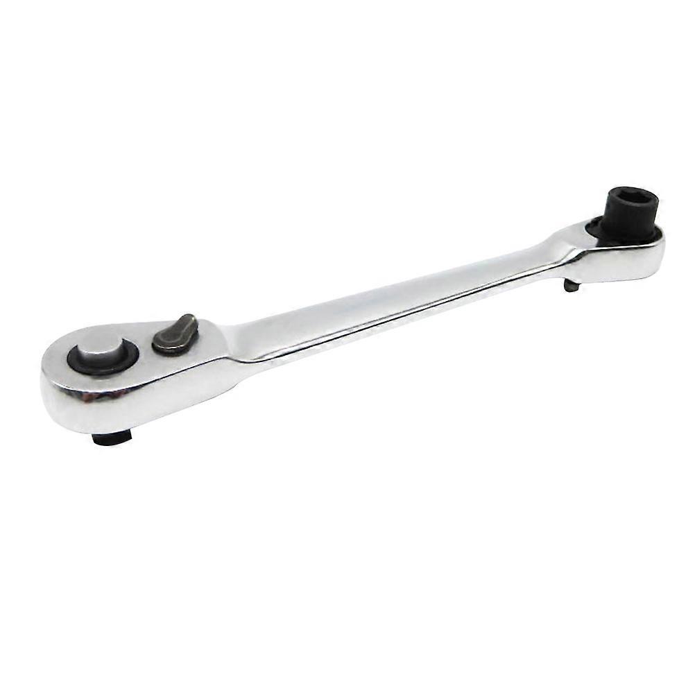 Compact Silver Socket Wrench Tool Set for Mechanical Fix Use Made of Durable Metal with 6 35mm Standard Size