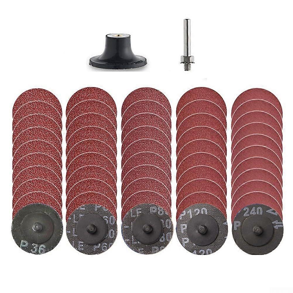 5.1 cm Sanding Discs for Power Tools, Durable Metal and Plastic Finishing Discs, Compatible with Various Models