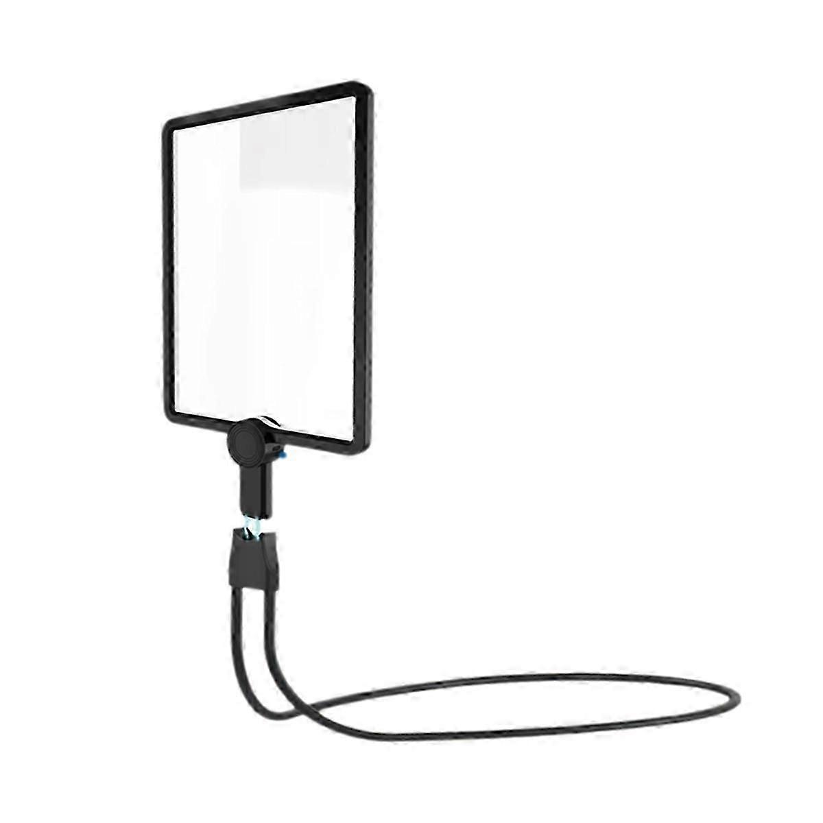 5X Hands Free Magnifying Glass with 50 LED Light,Gooseneck Page Magnifier for Senior Low Vision Read_Lucky_B