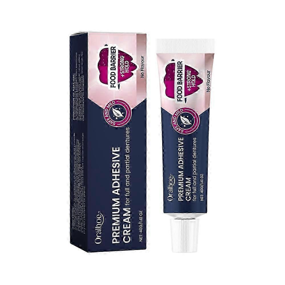 Denture Adhesive Fixing Cream Strong Hold Glue Cull Long Lasting