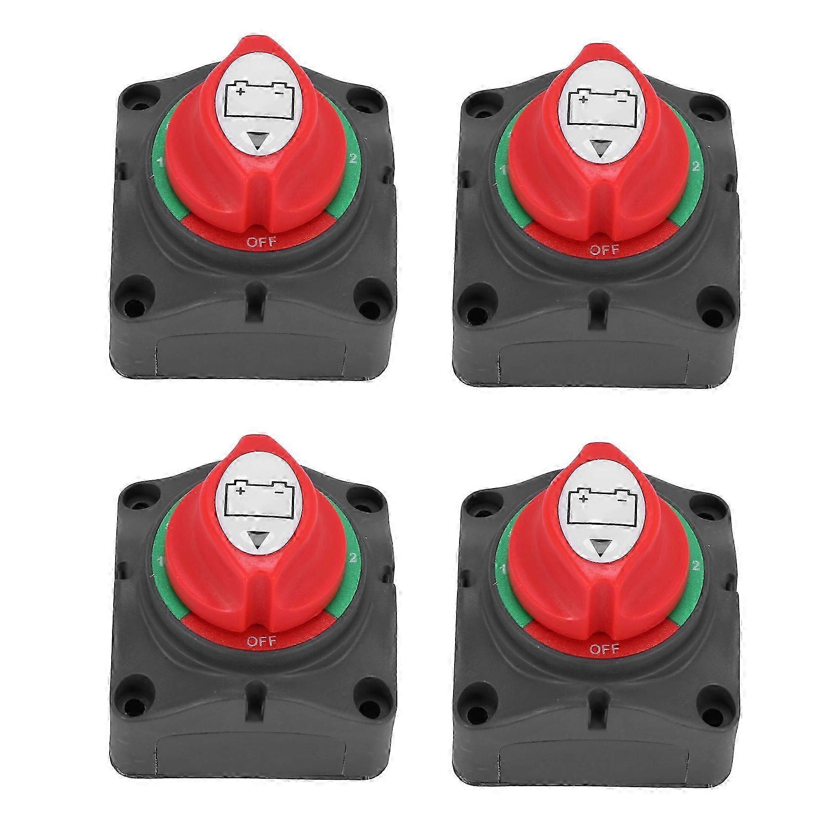 4X 3-Position Disconnect Isolator Master Switch with Power Cut-Off Function