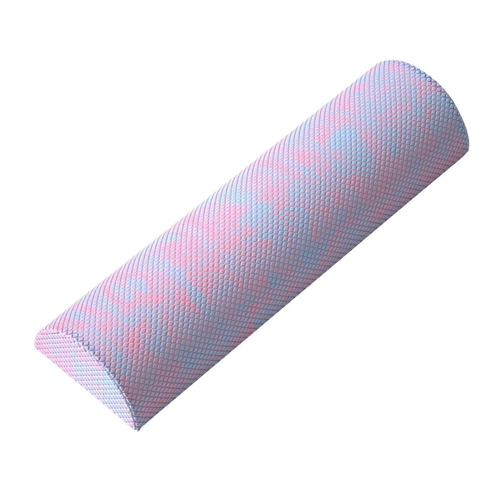 EVA Half Round Foam Roller Support, 60cm Core Exercise Balance Training Back Massage for Stretching, Exercise Pilates Fitness
