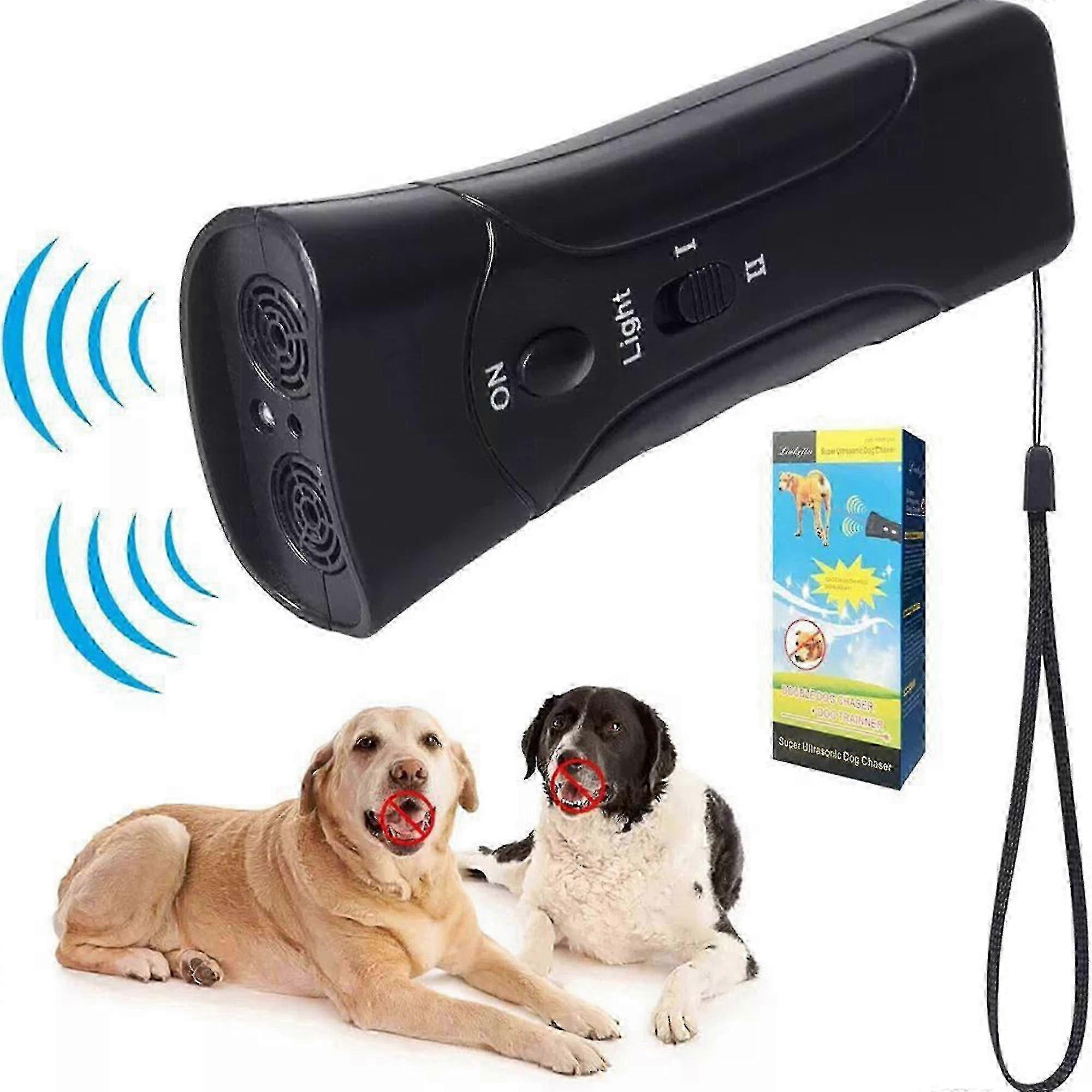 Effective Ultrasonic Dog Bark Deterrent Device for Safe and Humane Training - Stop Excessive Barking