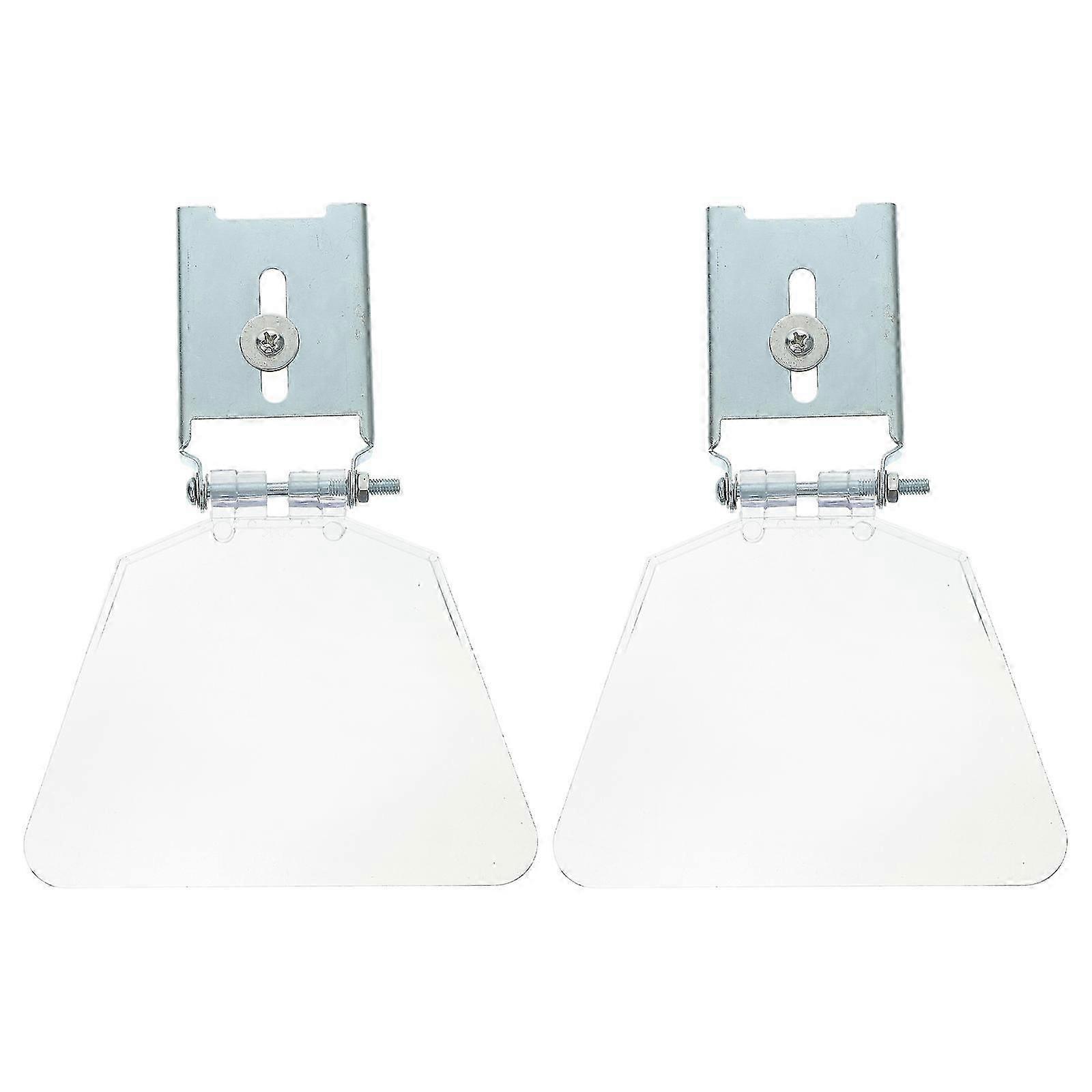 2stk Benkslipemaskin Eyeshield Rustfritt stål Vedlegg Grinder Tool Shield