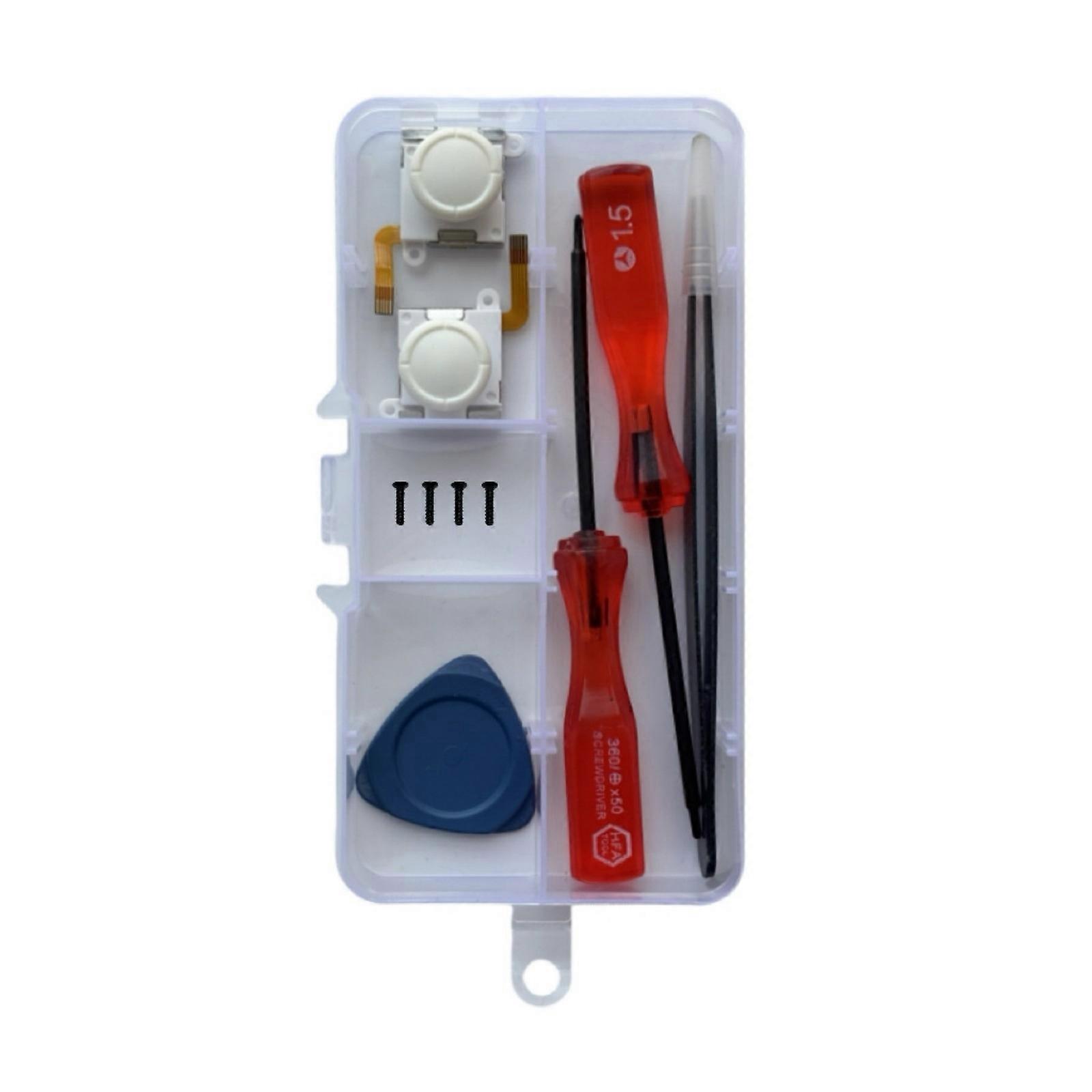 Joysticks for NS2 Wireless Controller Hall Joystick Replacement 3D Analog Thumb Stick with Repairing Tool  White