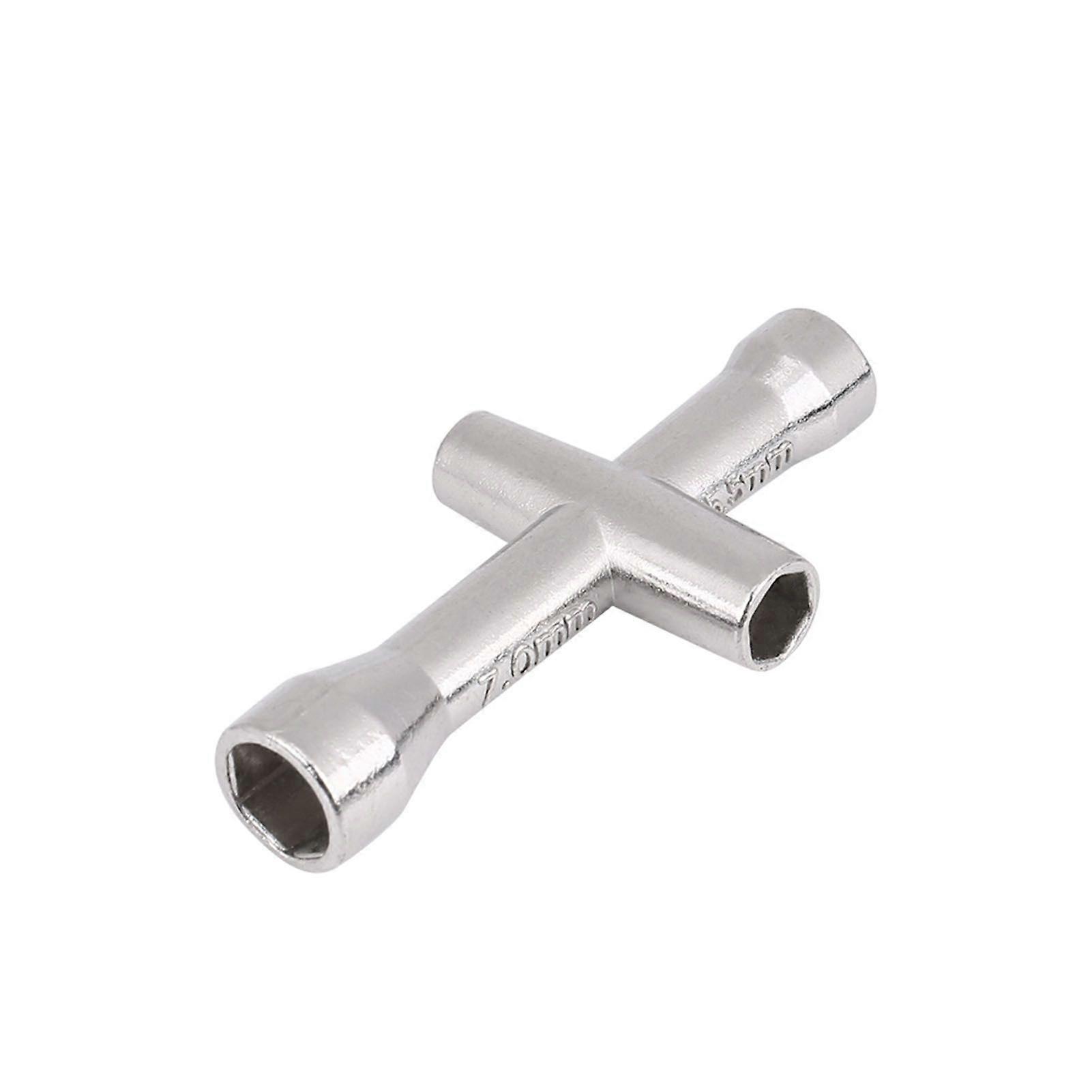 Remote Control Model Crawler Tool Metal Accessory 4 / 5 / 5.5 / 7mm Cross Wrench Sleeve