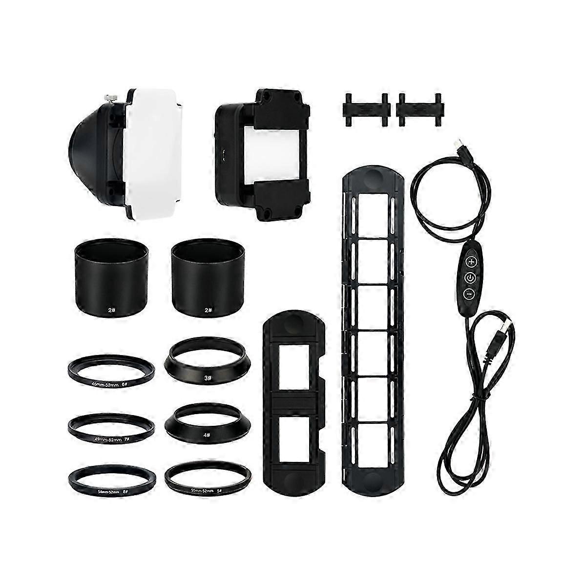 35mm Negative Film Digitizing Adapter Set with LED Light for Scanner