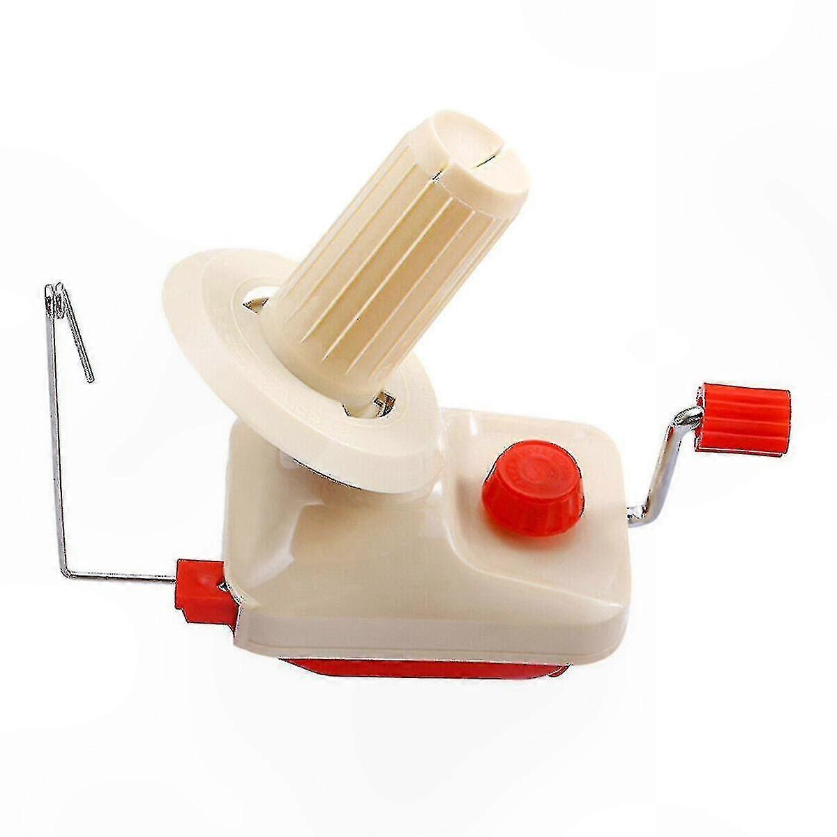 Manual Yarn Winder with Fiber String Holder for Knitting Projects