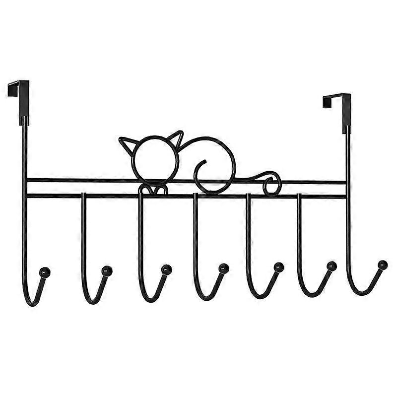 over the Door Hook Bathroom Hanger Coat Clothes Hat Bag Towel Hanger Hanging Rack for Home Kitchen