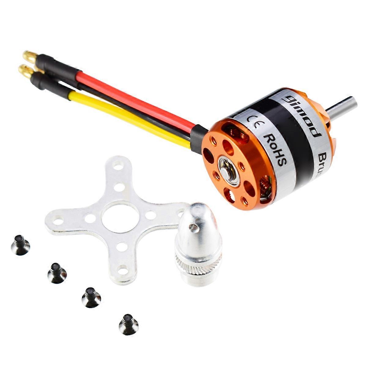 D2836 2836 Brushless Motor 2-4S Lipo 4mm Shaft Diameter 1500KV