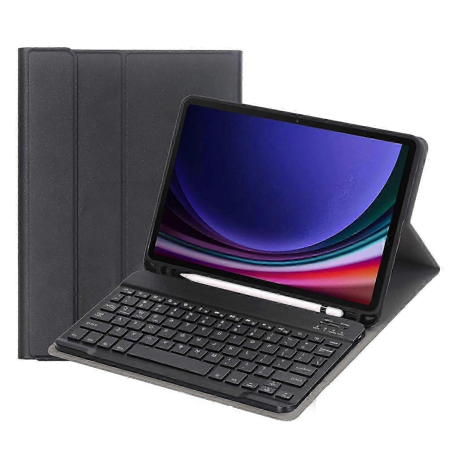 Bluetooth Keyboard Leather Case For Samsung Galaxy Tab S9 Fe
