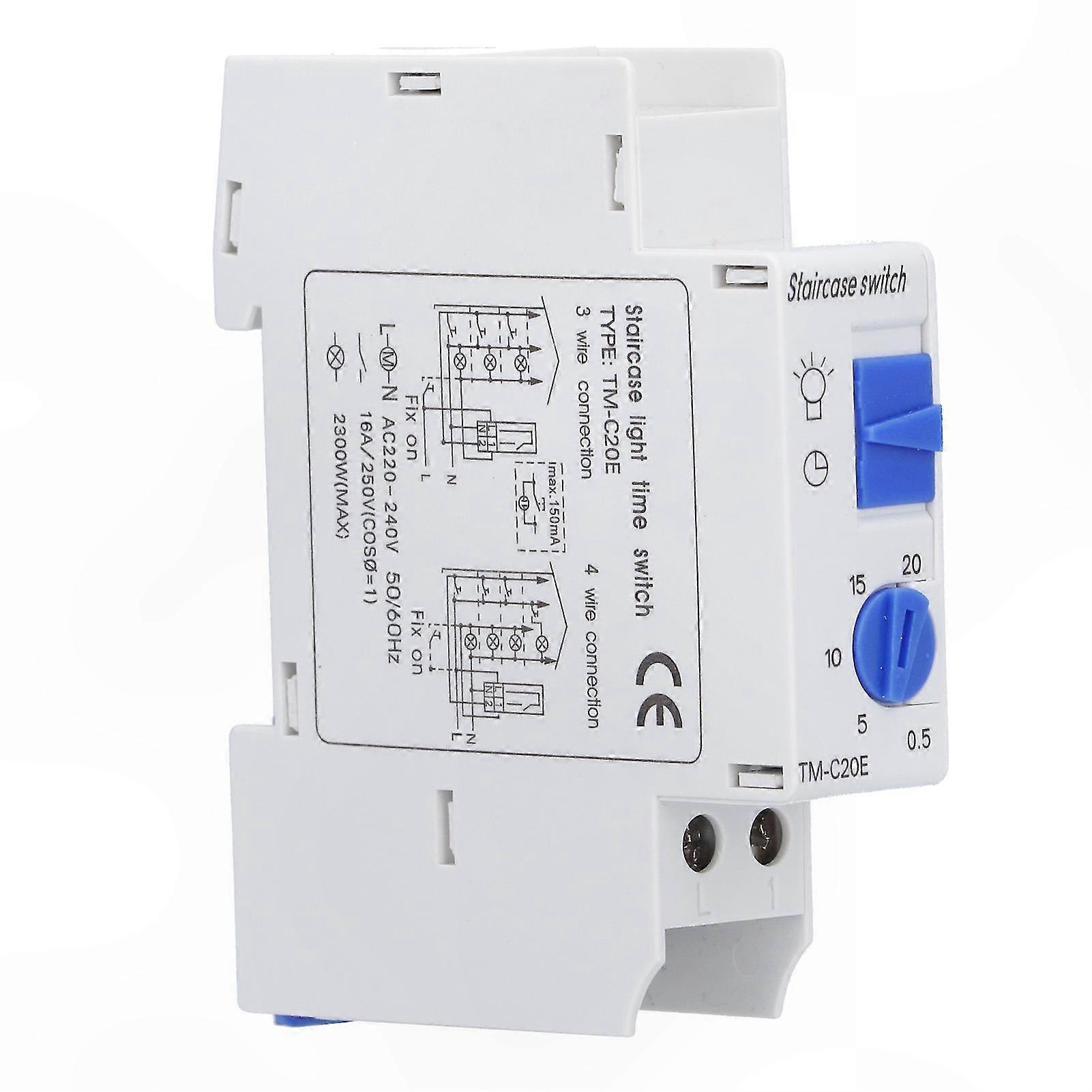 Mechanical Timer Switch 20-Minute Interval 220V Light Control Adjustable Timer