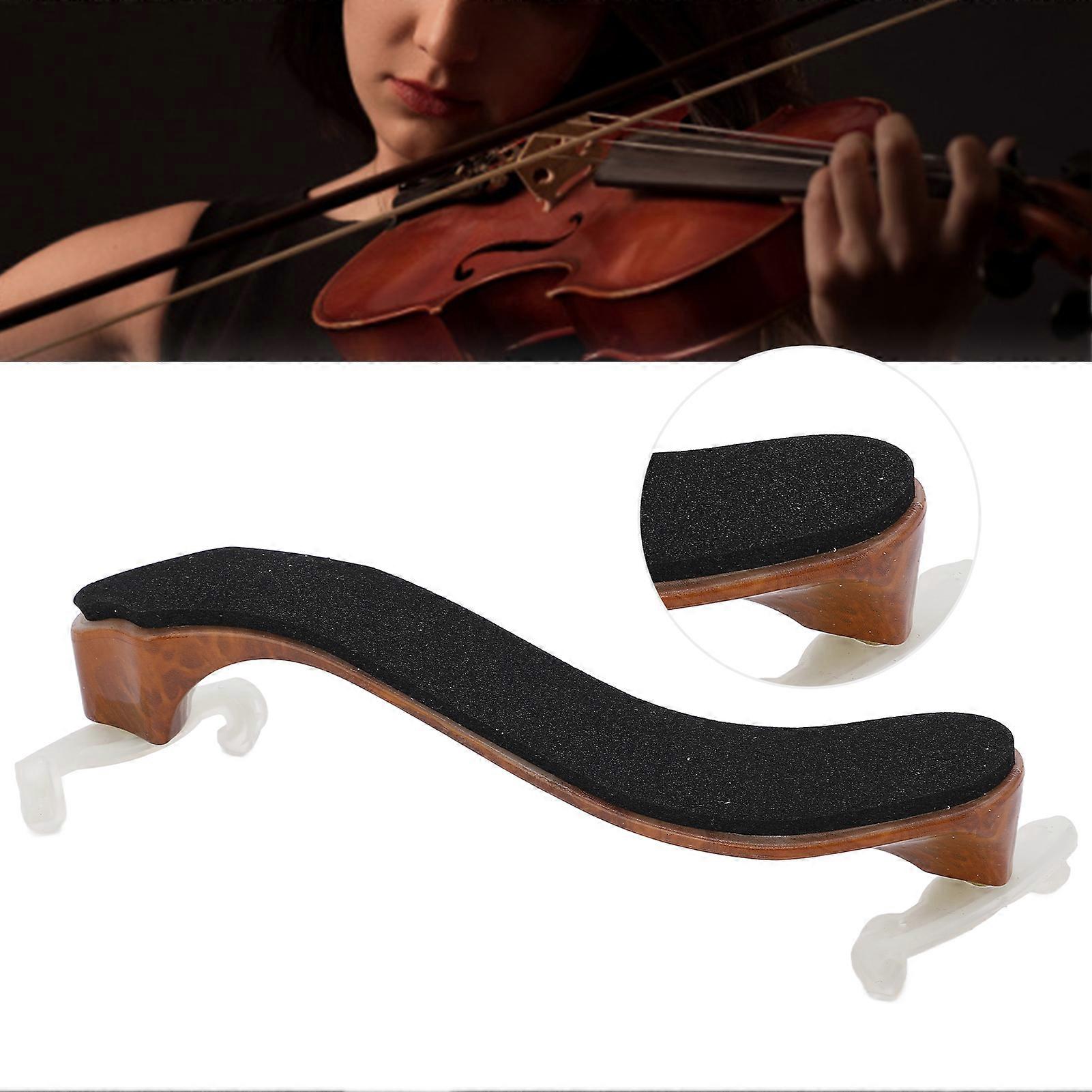 Violin Shoulder Rest Birdseye Maple High Density Adjustable Height Silicone Antislip Pinch 3/4 4/4 Violin Shoulder Pad