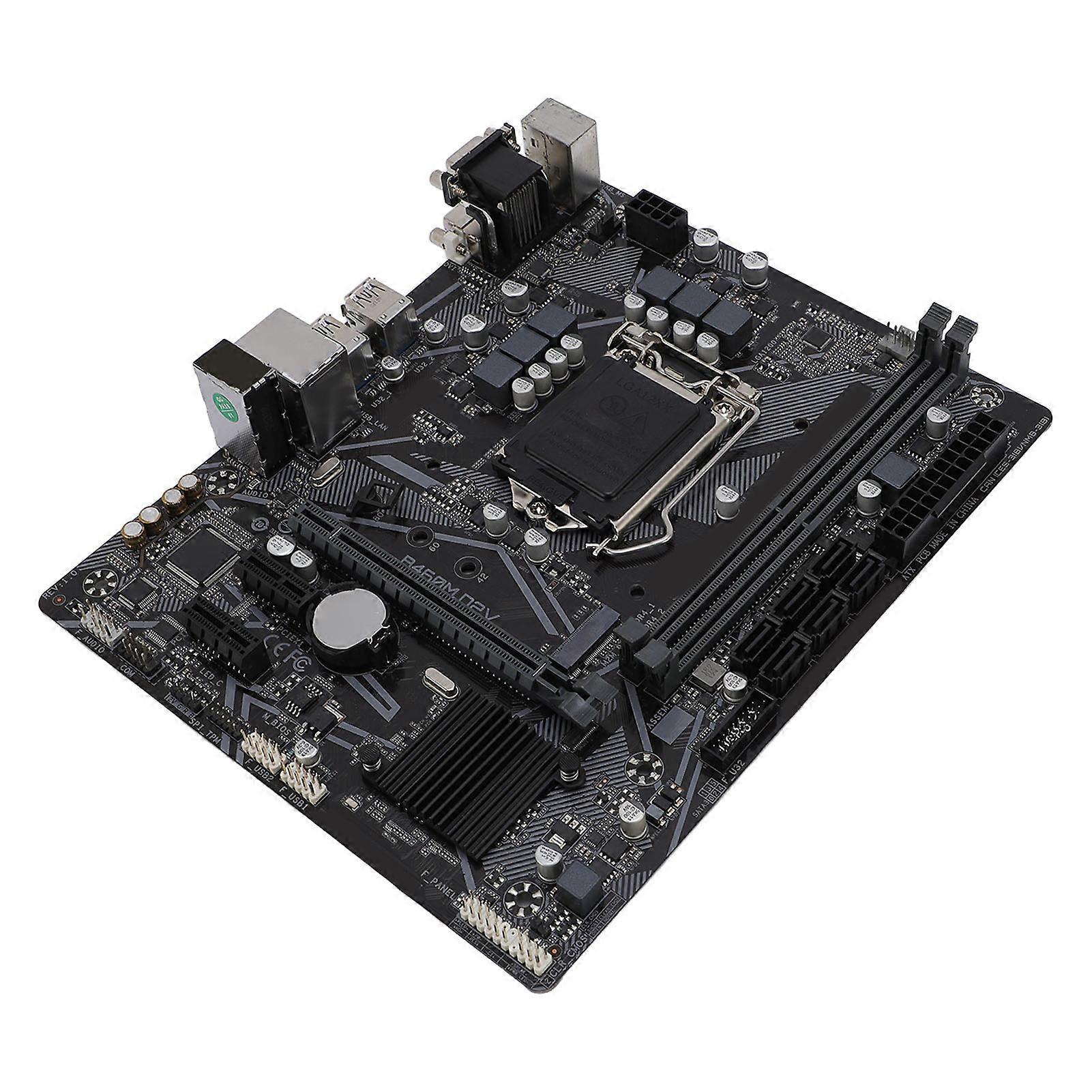 B460M D2V Motherboard M ATX DDR4 Dual DIMM LGA 1200 Socket Supports 6 Serial SATA III Ports 1 M.2 Slot Double Channel DDR4 2933 2666MHz