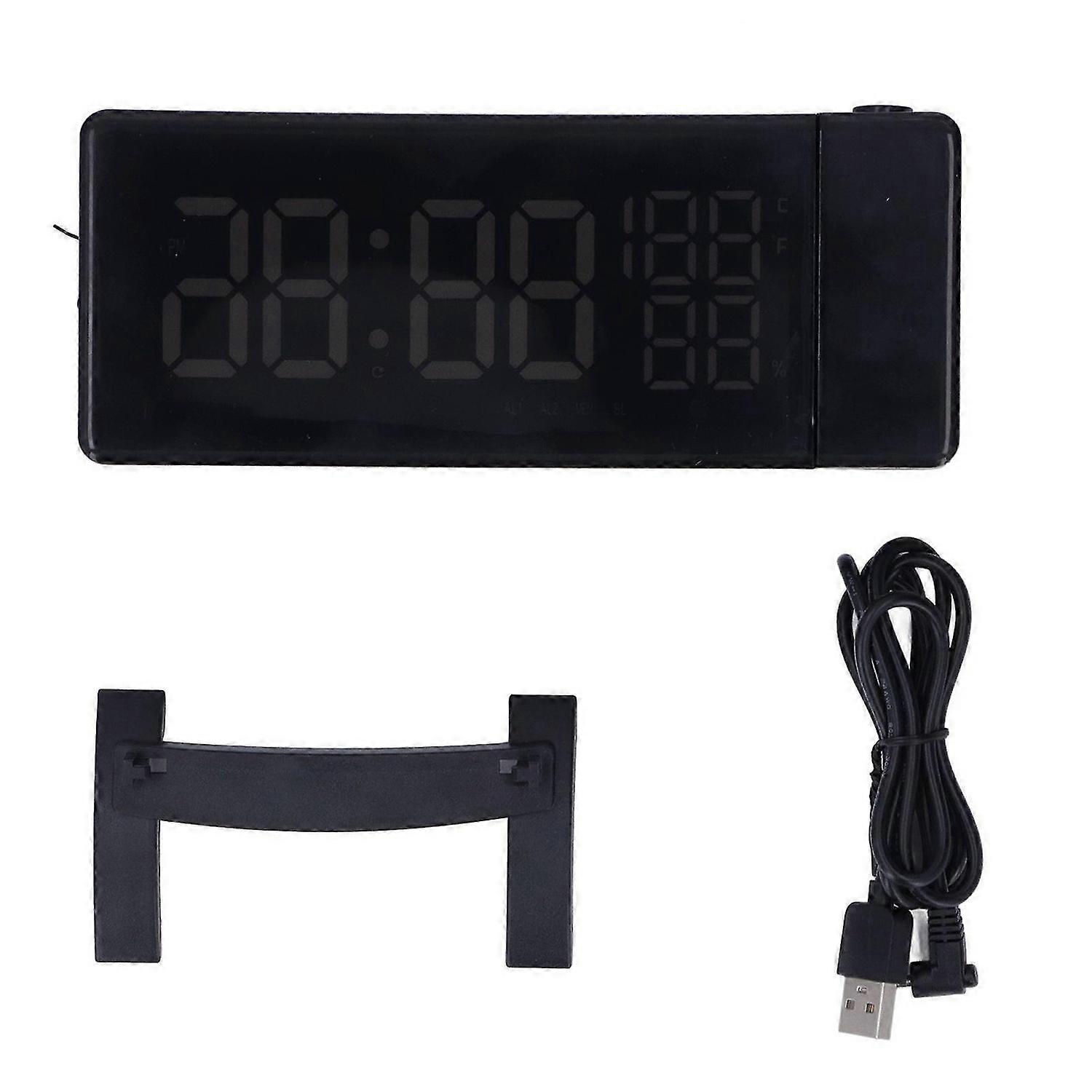 2025 Latest Model Projector Alarm Clock FM Radio Function Curved Screen HD