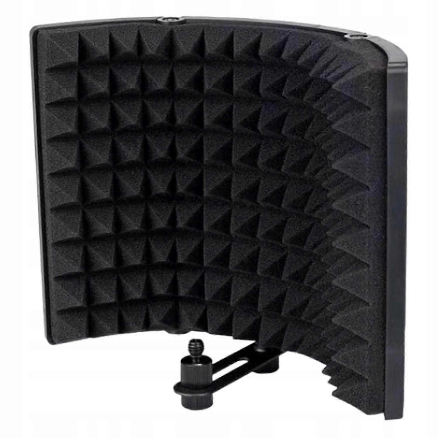 Microphone Isolation Shield Sound Filter Acoustic Sheild Wind 3 Panels