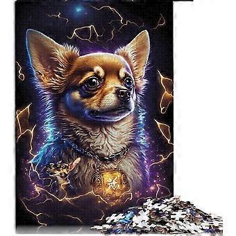 para adultos quebra-cabeças 300 peças chihuahua cão quebra-cabeça quebra-cabeça quebra-cabeças de madeira adultos quebra-cabeças presenteswd249