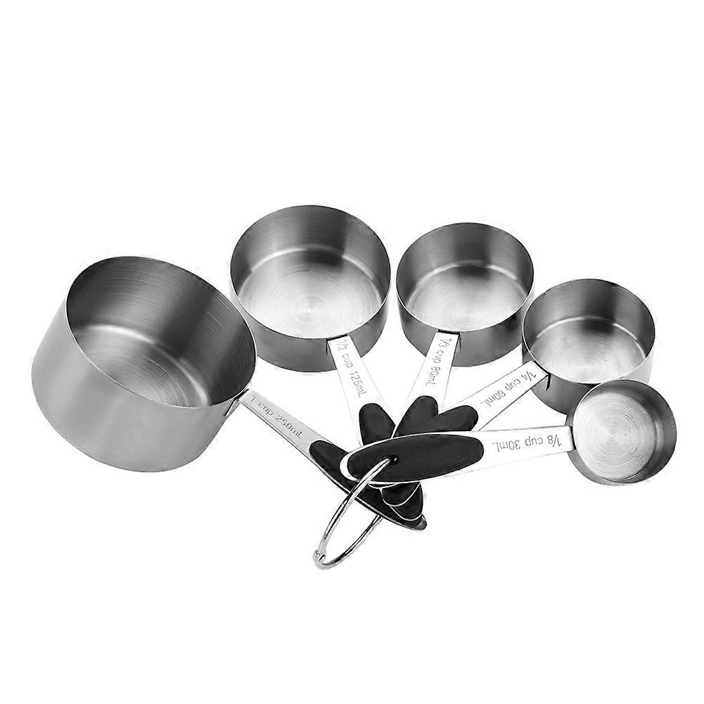 10PCS Stainless Steel Measuring Spoons & Cups Set, Multi Color