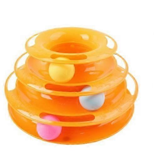 Interactive Track Ball Cat Toy for Play 2025