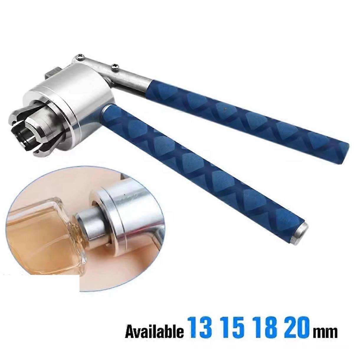 Vial Crimper Handheld Perfume Bottle Crimper 15mm Glass Bottle Sealing Machine Capper Bottle Cap Cr