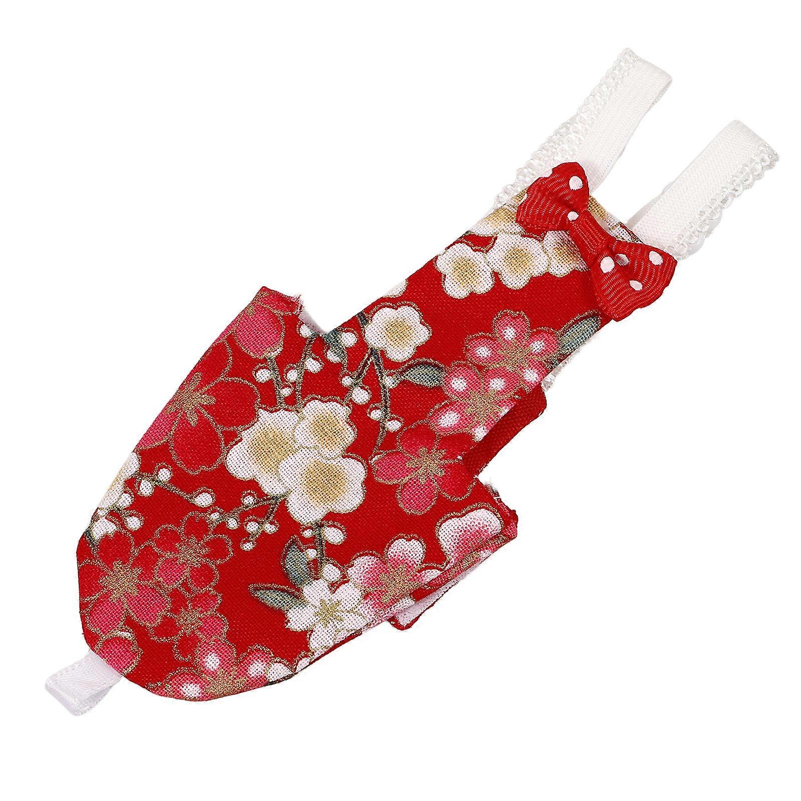 Pet Bird Diaper Parrot Nappy Fitted Design Indoor Sakura Pattern 1Pcs