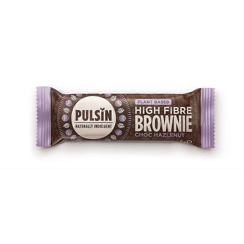 Pulsin Choc Hazelnut & Peanut Brownie 35g - 18 Pack