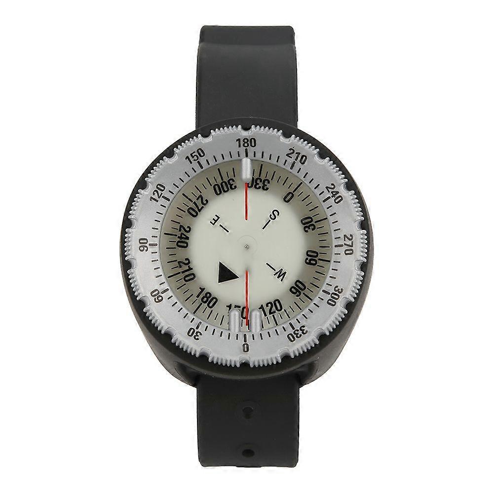 CP-991 Lightweight Strong Magnet 50M Watch Balanced Waterproof Underwater Luminous Diving Wrist CompassGray