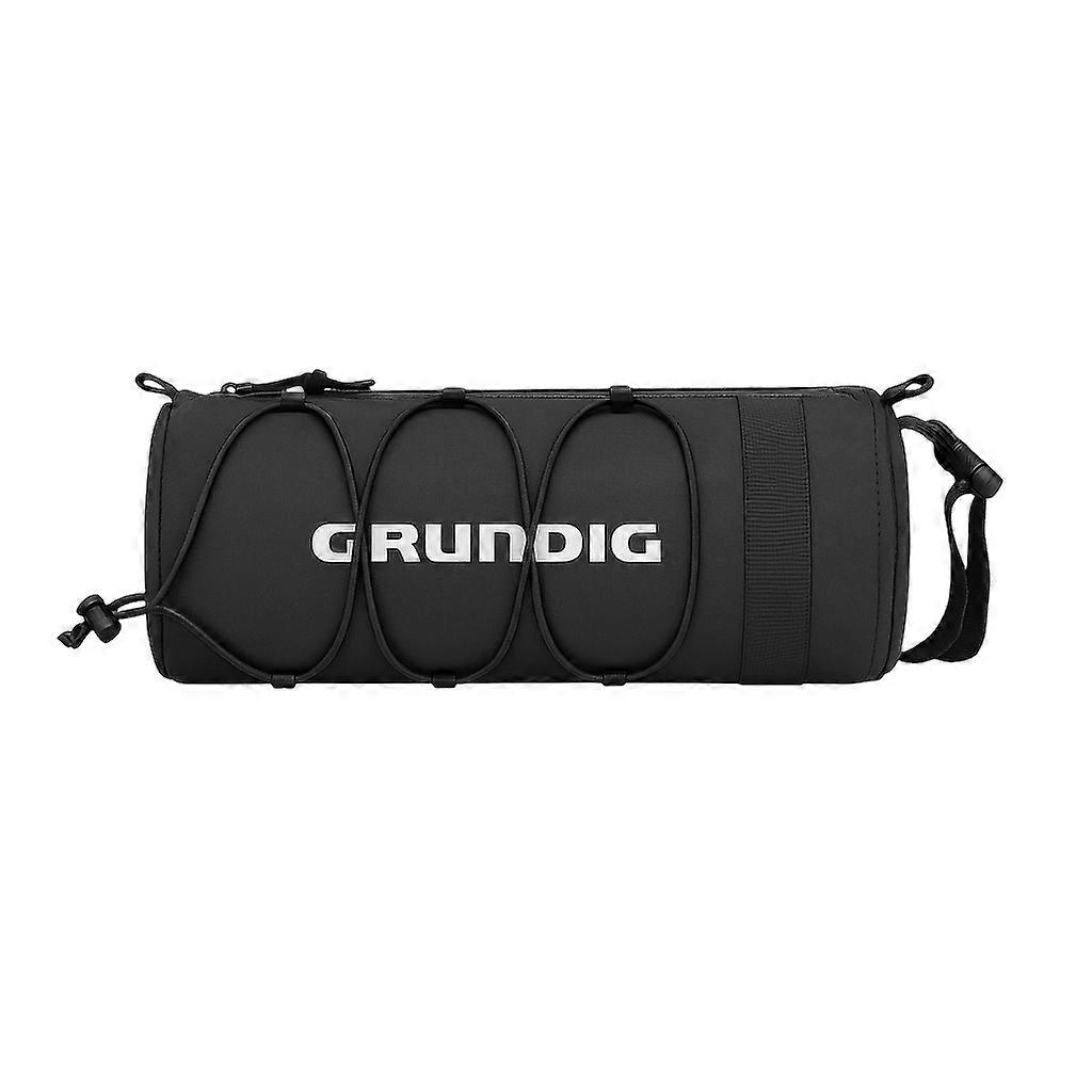 Grundig Waterproof Bike Handlebar Bag 2L, Convertible Storage for Commuting, Touring, Frame, Saddle or Shoulder Use