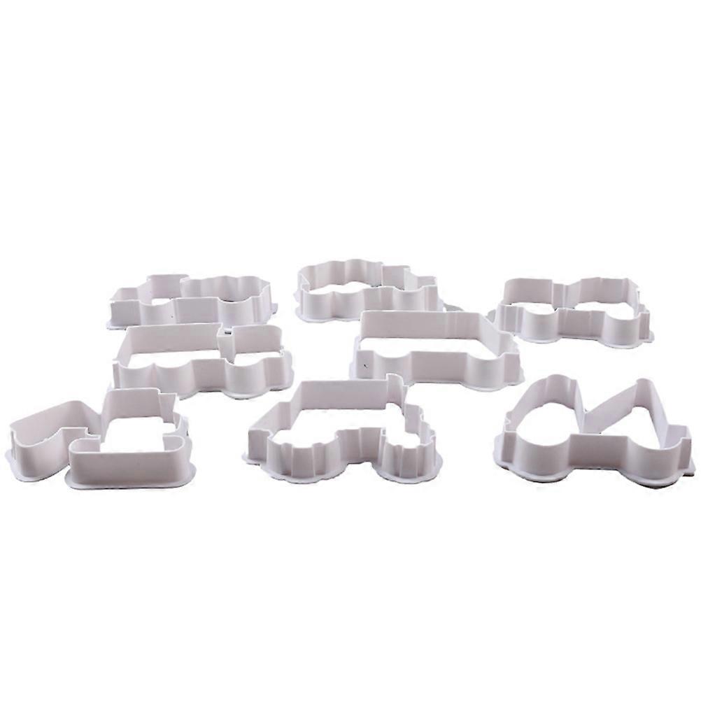 Pastry Molds Baking Mold for Diy Activities Silver Plastic 8Pcs