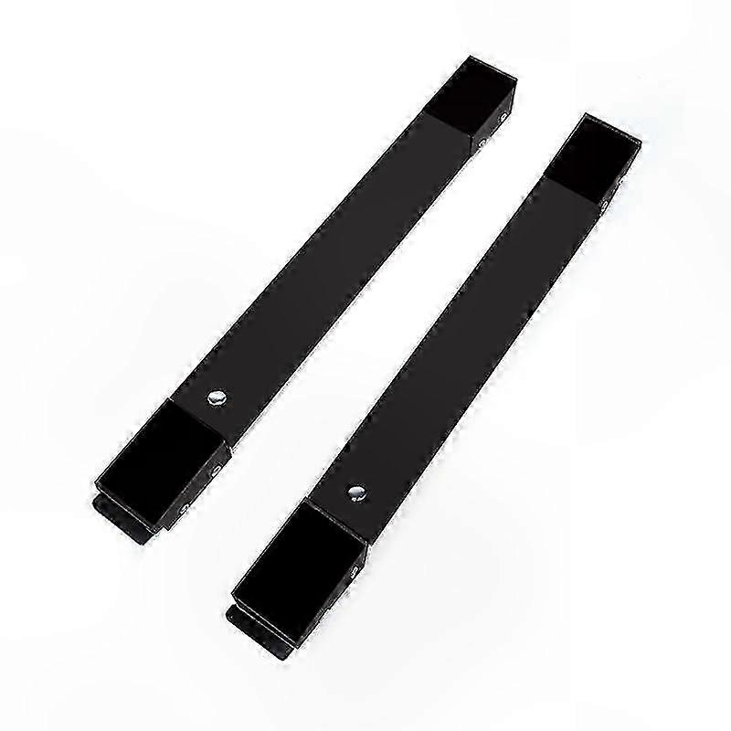 2-Pack Adjustable Washing Machine Base with Durable Rolling Casters for Easy Mobility and Stability