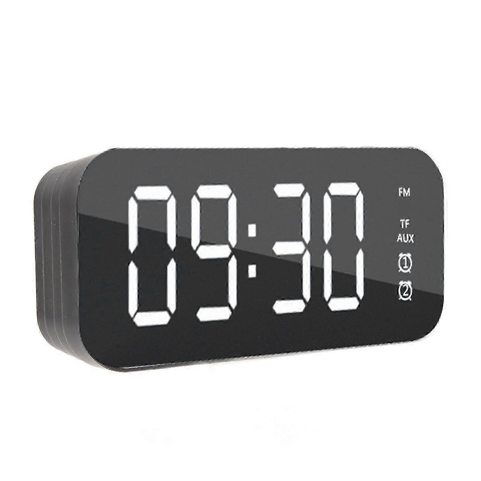 Surface Alarm Clock Bluetooth Speaker Digital Wireless Alarm Clock Bluetooth Speaker for Mobile Phone Computer