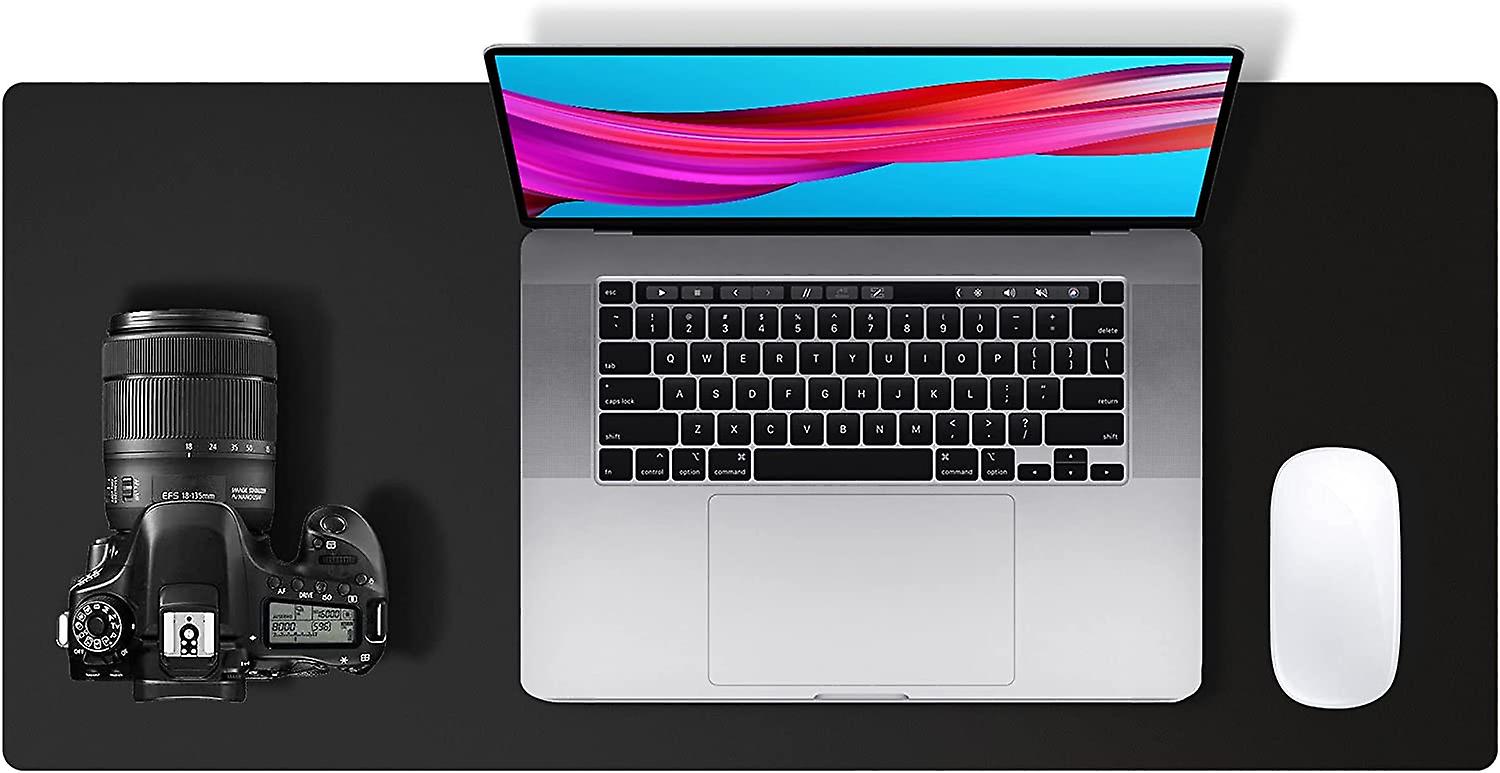 Leather Desk Pad Protector,mouse Pad,office Desk Mat, Non-slip Pu Leather Desk Blotter,laptop Desk Pad,waterproof Desk Writing Pad For Office And