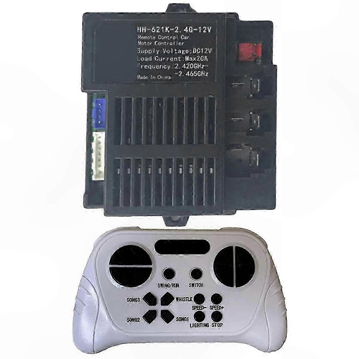 2.4G Remote Control Box for Kids' Electric Ride-On Cars - 12V Controller with Bluetooth Functionality