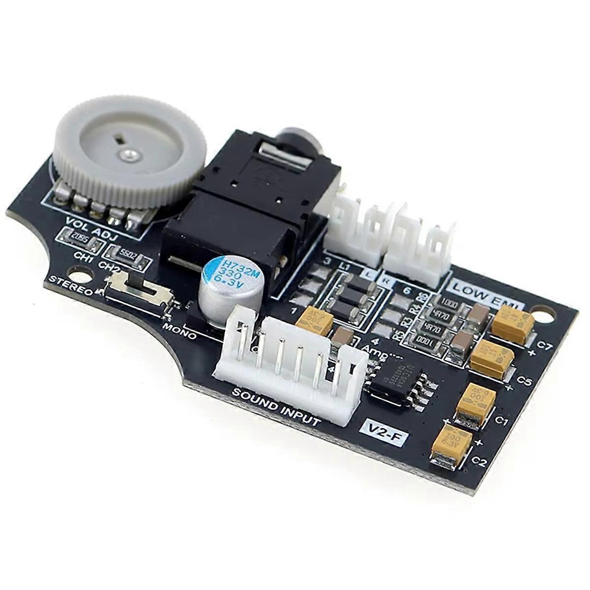 For High Quality DualChannel Volume Audio Board for Game Gear Using Audio Capacitors 2 Volume Outpu