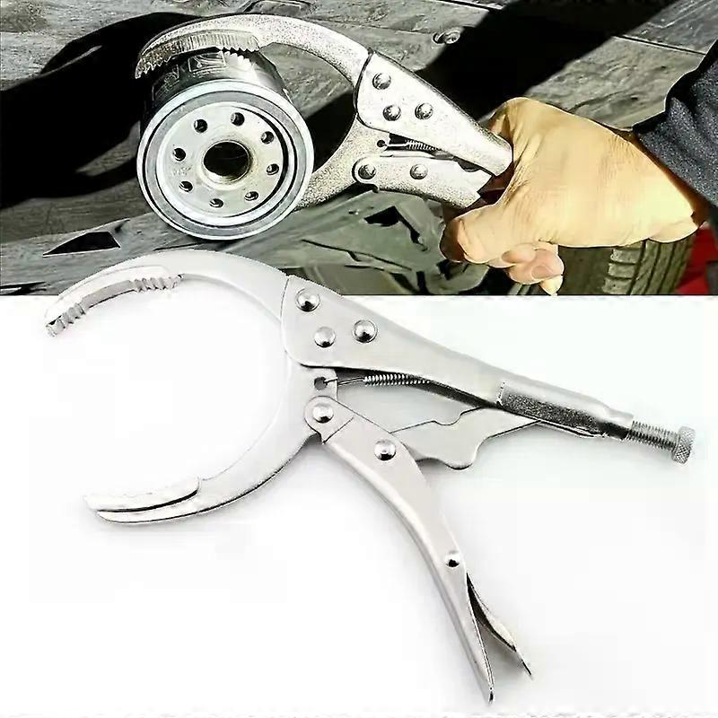 Clamp Filter Wrench Oil Grid Wrench Oil Change Adjustable Multi-Function Engine Oil Filter Wrench Car Disassembly Tool Repair