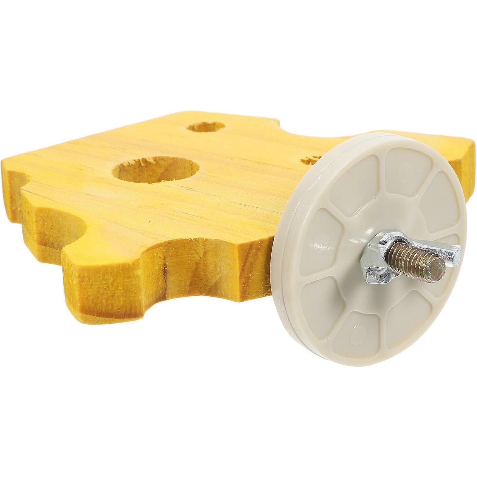 Parrot Perches Natural Wood Stand for Claw Trimming 4Pcs Set