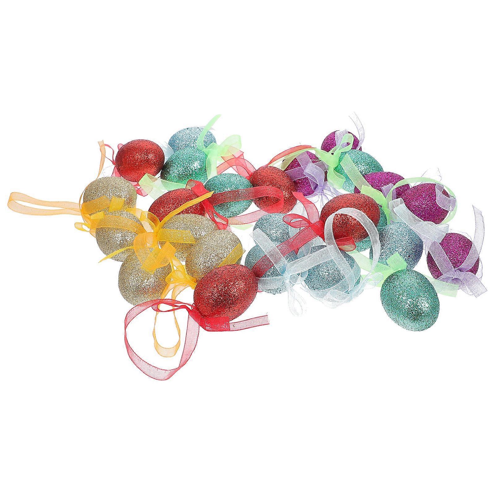 Egg Hanging Ornaments Easter Egg Decor for Holiday Decoration 50Pcs