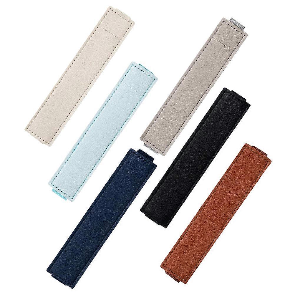 Electric Stylus Pen Holder PU with Elastic Band 6Pcs for Tablet Notebooks