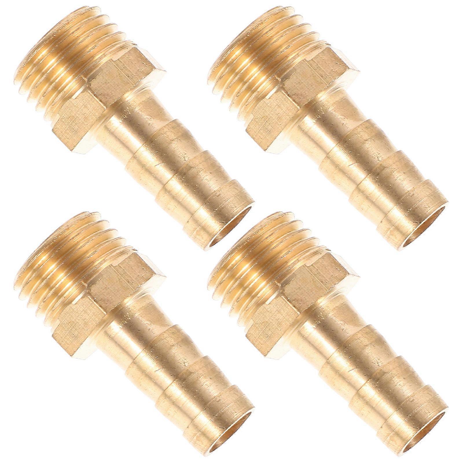 Air Fitting Kit Brass Hose Barb Fittings Threaded Connection For Home And Industrial Use