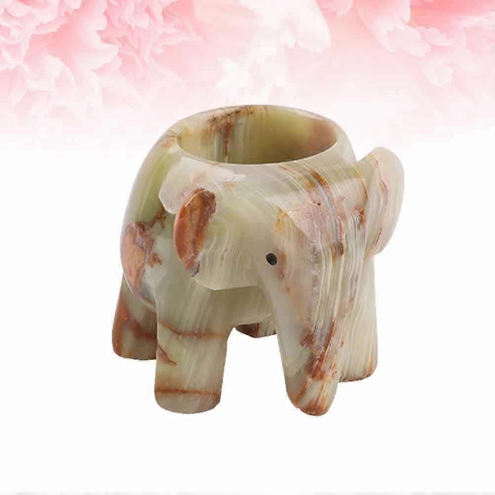 Creative Elephant Candle Stand Desktop Decoration for Decor 3Pcs Set
