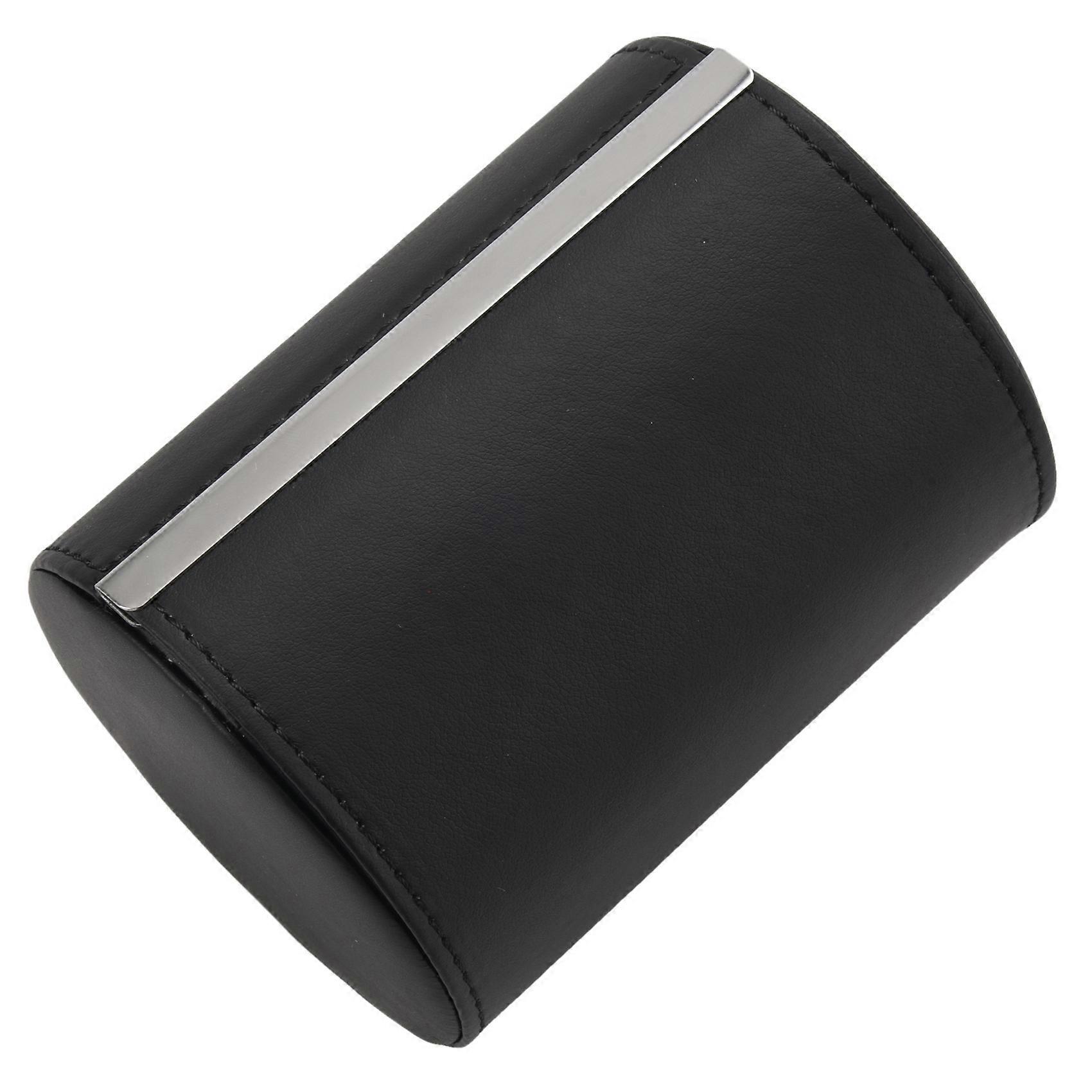 Corbata negra Corbata Corbata Estuche de almacenamiento Travel Gift Box Forma de cilindro