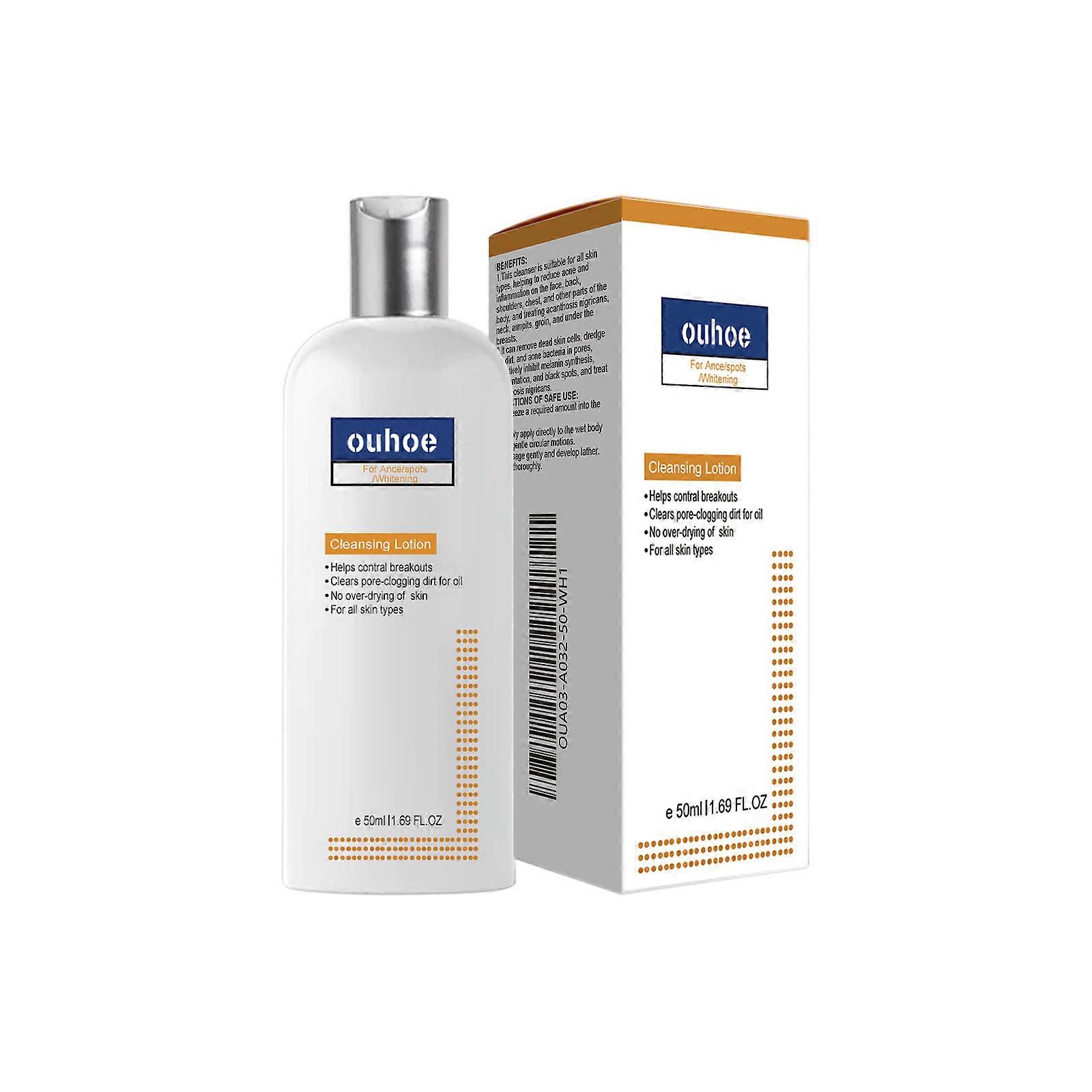OUHOE Black Acanthoderm Cleanser Face Deep Clean, Soft And Moisturizing Skin Repair Oil Control Cleansing Cleanser
