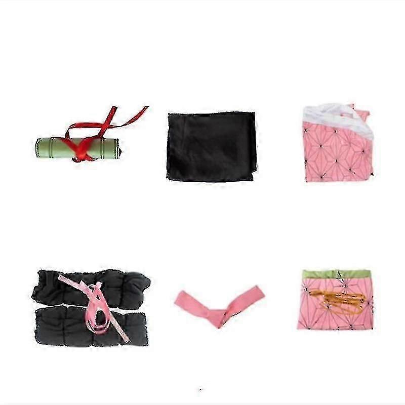 2023年 - 鬼滅の刃 かまどねずこ コスプレコスチューム衣装着物アニメコスチュームかつら