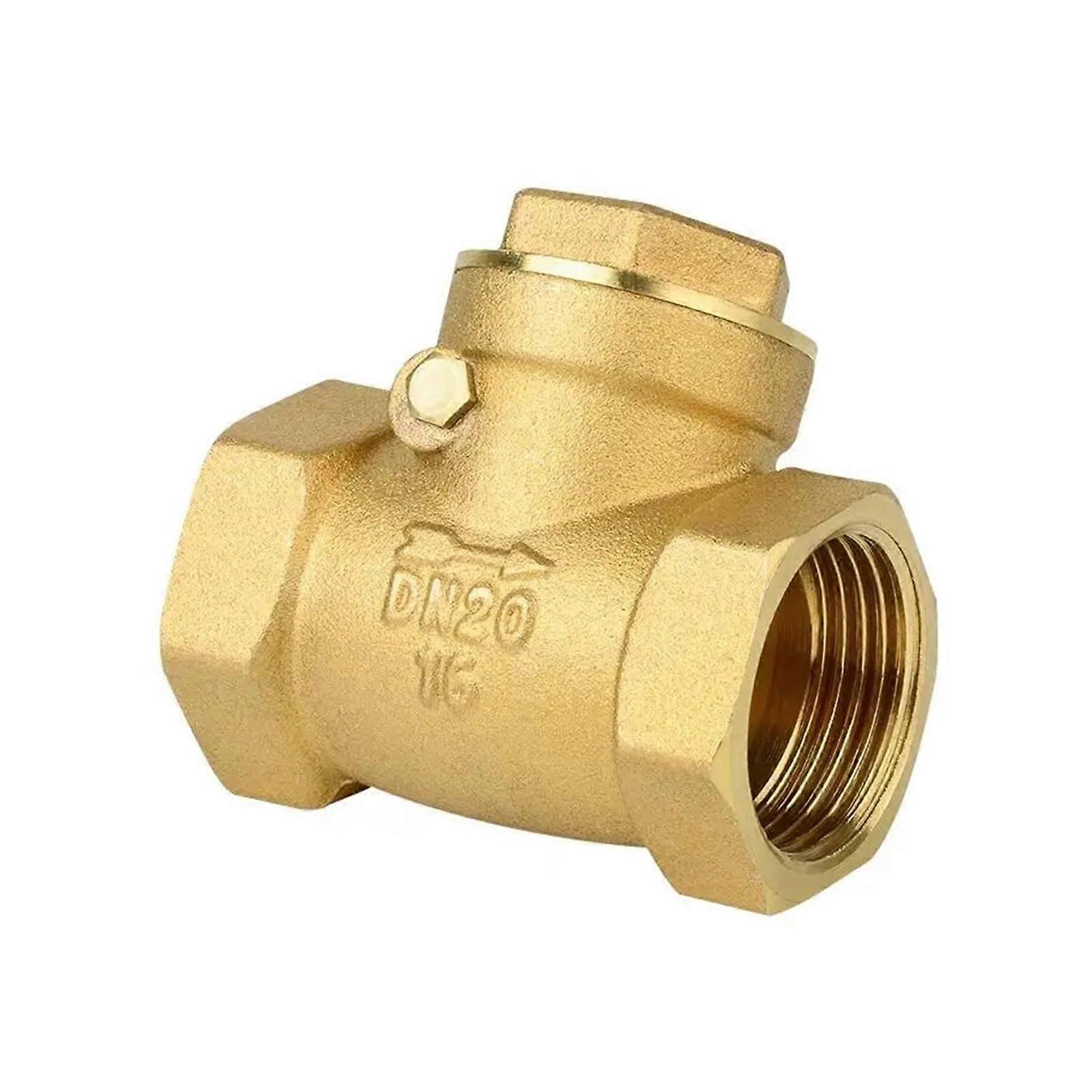 3/4' BSP Female Thread Brass Swing Check Valve OneWay Non Valve For Water