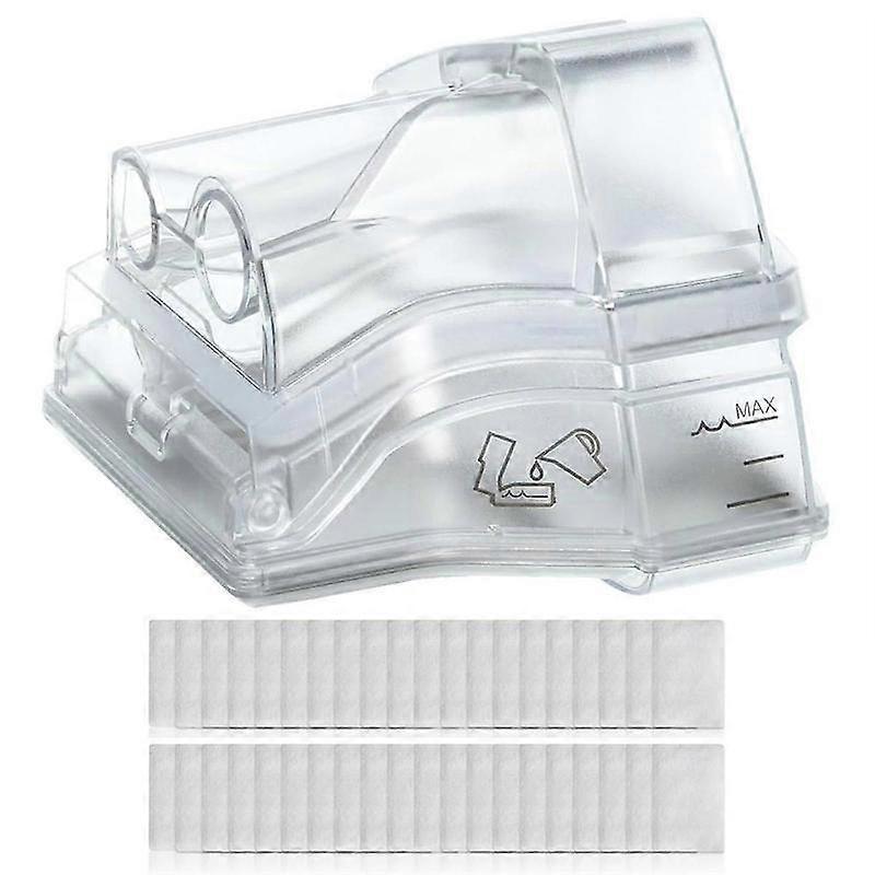 Replacement Water Chamber for AirSense 10 & AirCurve 10,Extra W/40Pack Replacement Filters for CPAP