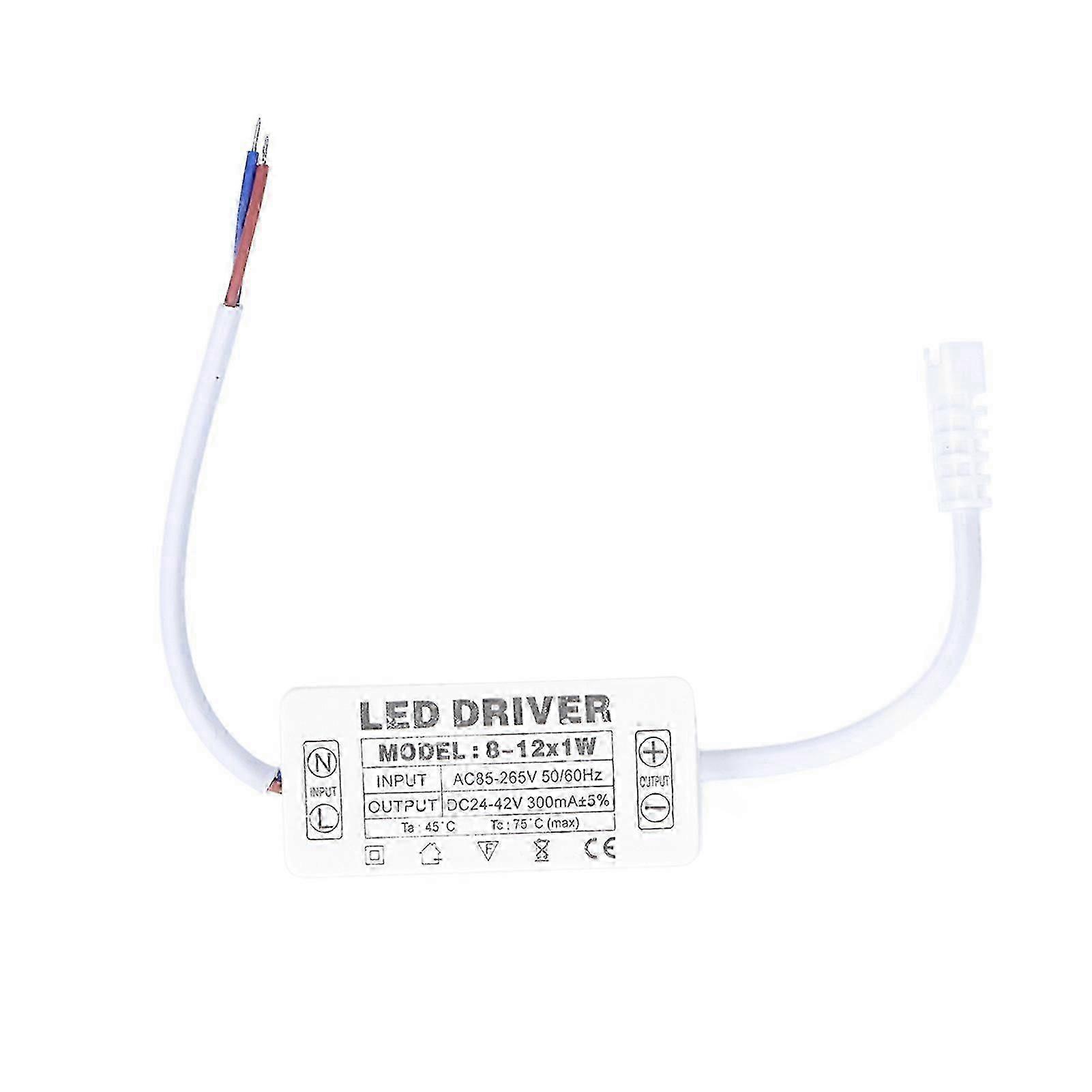 LED Driver 300mA Constant Current Transformer DC2442V Lamp Power Supply Driver AC85265V