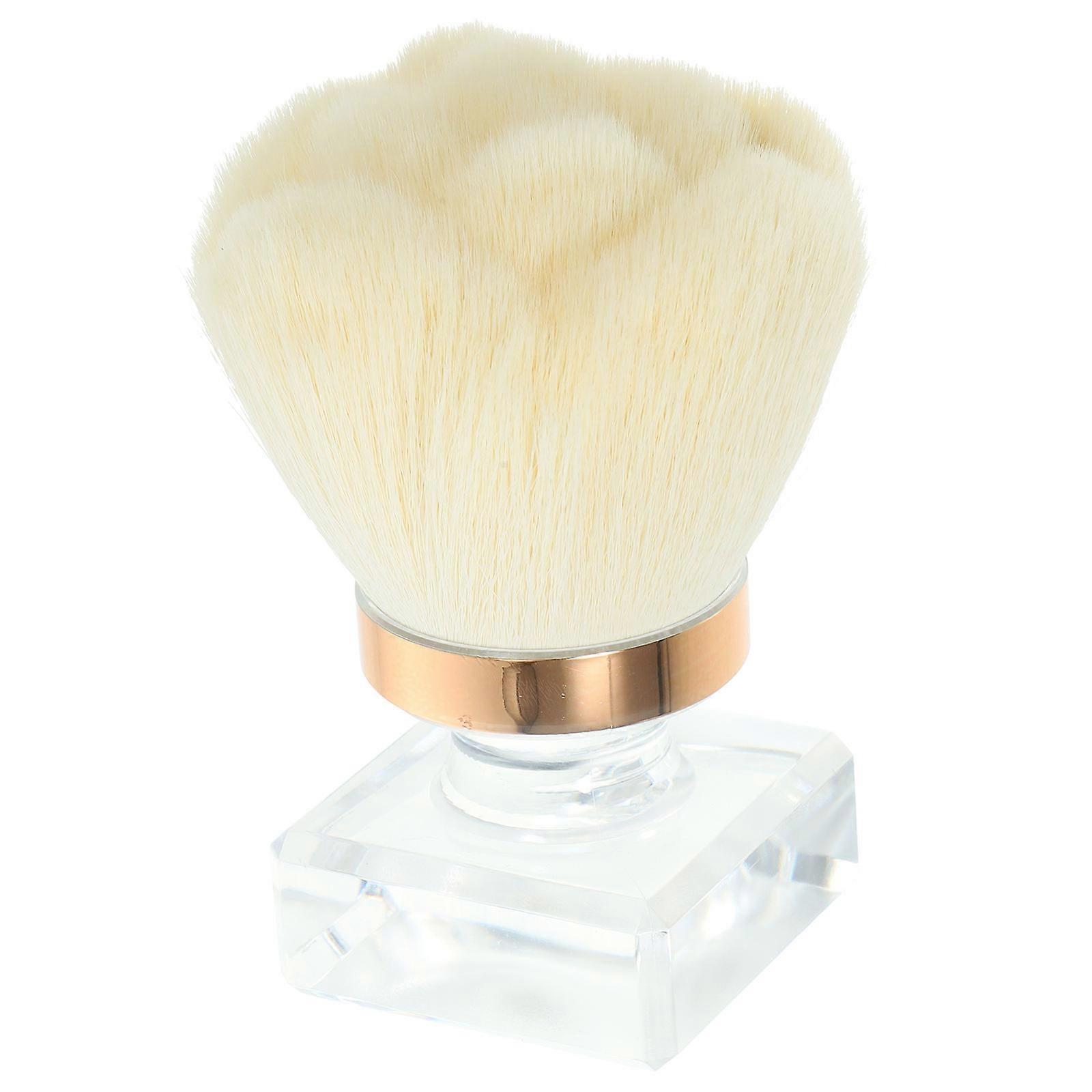 Multi-Use Makeup Brush for Blush and Powder 5Pcs Beige Set