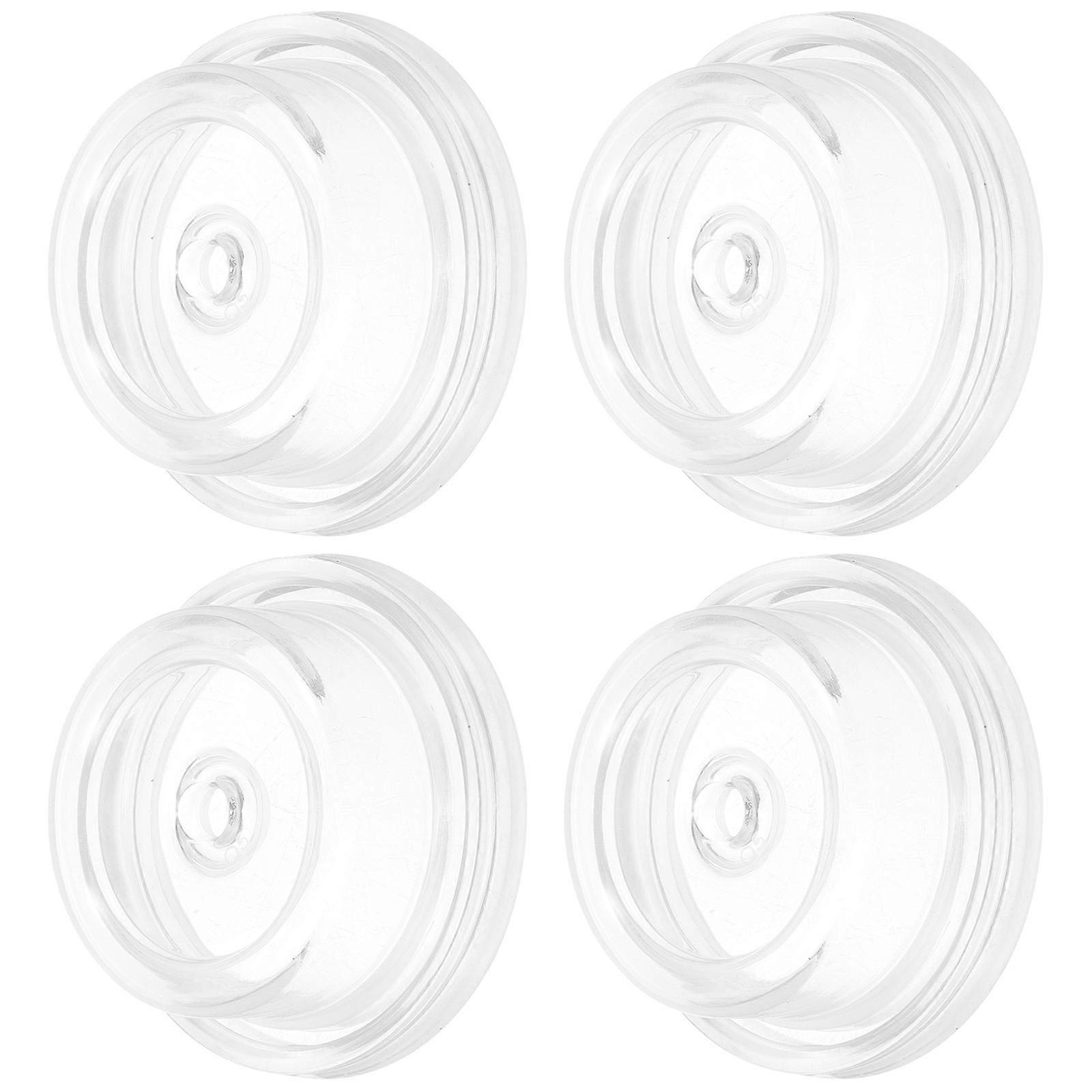 Silicone Accessories 4Pcs Clear Part Maternity Use Manual Breast Milk Extraction